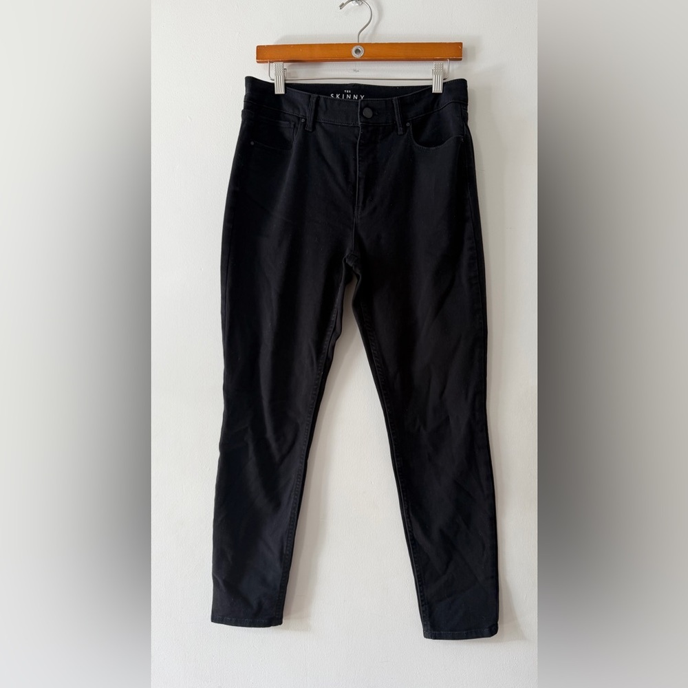 White House Black Market Black Skinny Ankle Jeans Women’s Size 8